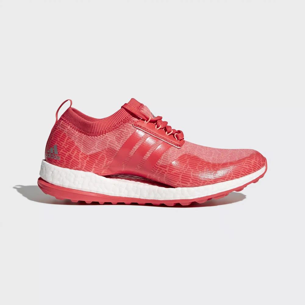Adidas Pureboost XG Tenis De Golf Rojos Para Mujer (MX-69032)